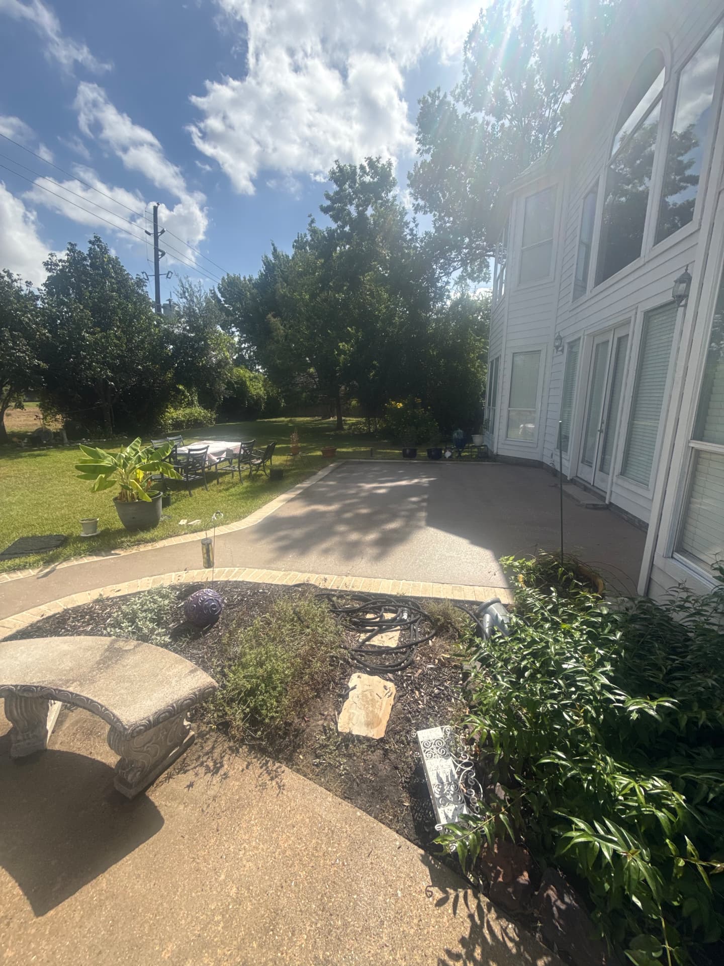 Driveway & patio wash